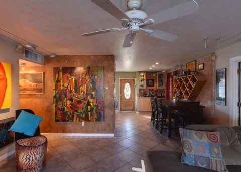 Colorful Art on every wall